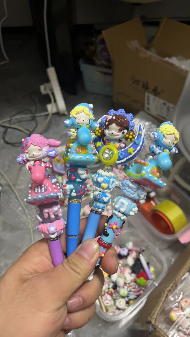 【狗狗拆包】手工粘土摆件，萌粒