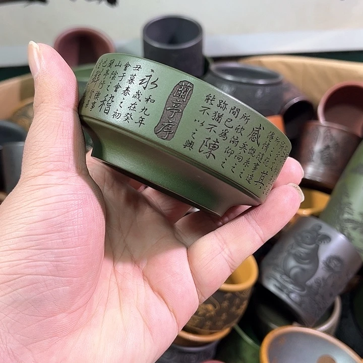茶杯紫砂全手工紫砂主人杯