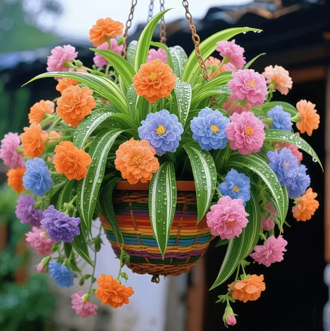 香水吊兰金边大花型新手好养耐寒耐热花卉绿植盆栽花苗四季开花