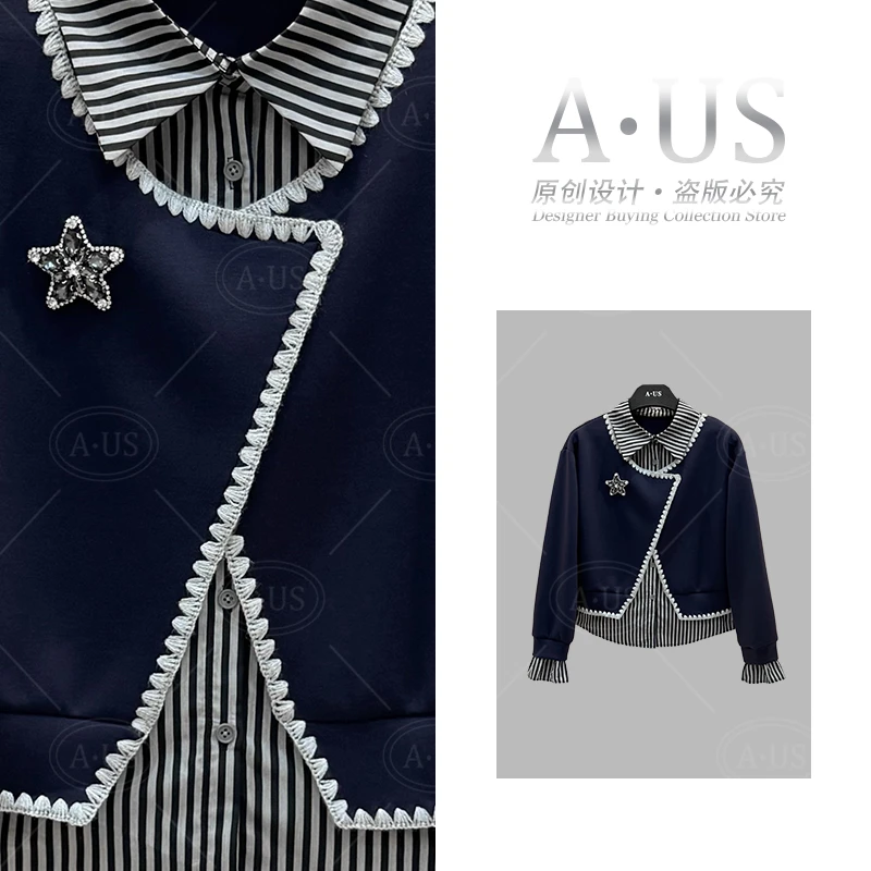 AUS-S009<秋季系列>设计师款宽松版卫衣秋季大码长袖休闲百搭