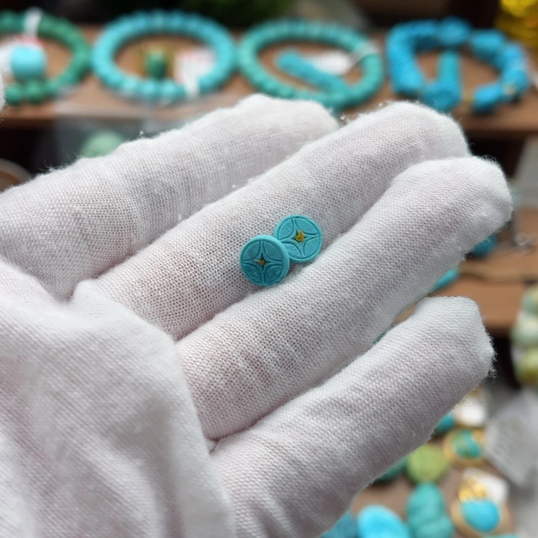 绿松石未镶嵌配饰