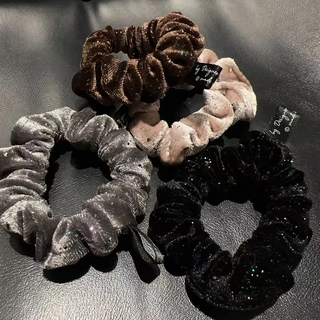 韩国精致细闪小发圈T3321