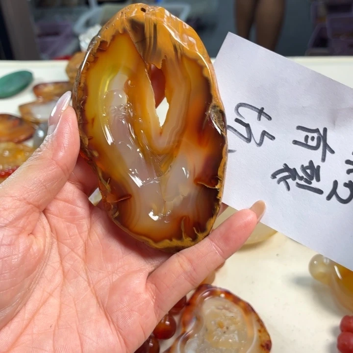 玛瑙/玉髓未镶嵌吊坠(不含链)