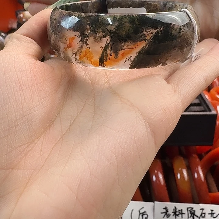 玛瑙/玉髓未镶嵌手镯瑕疵不退不换