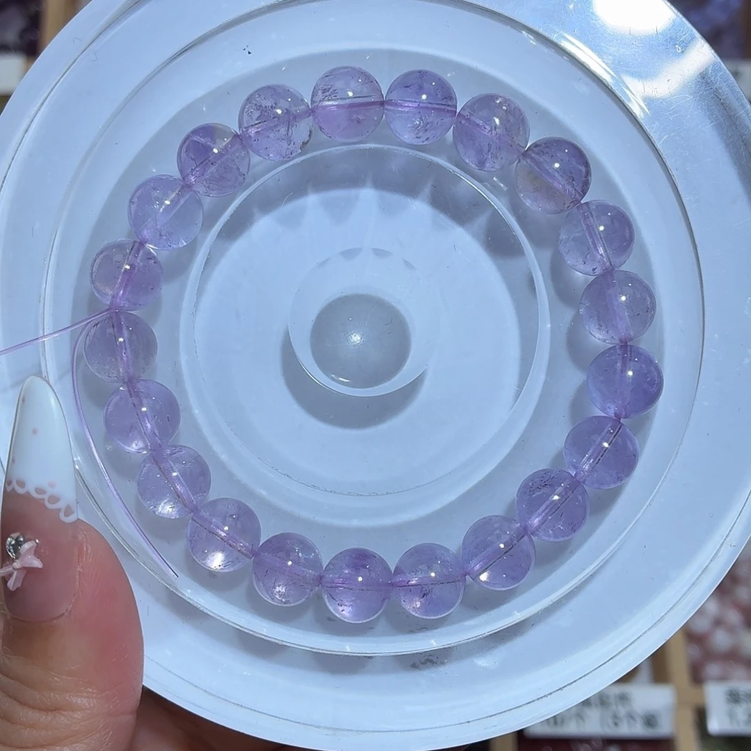 未镶嵌水晶手链玻利维亚紫9.6m