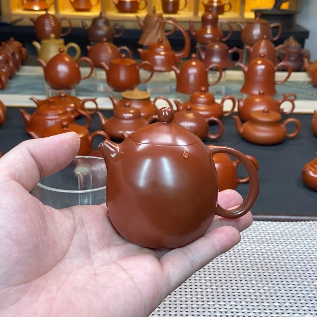 茶壶紫砂柠**仔潮州手拉壶