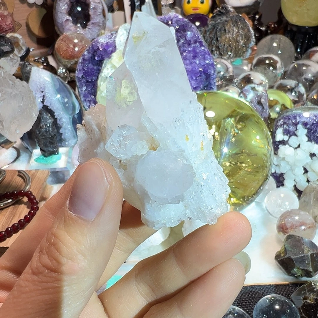 水晶未镶嵌珠宝半成品