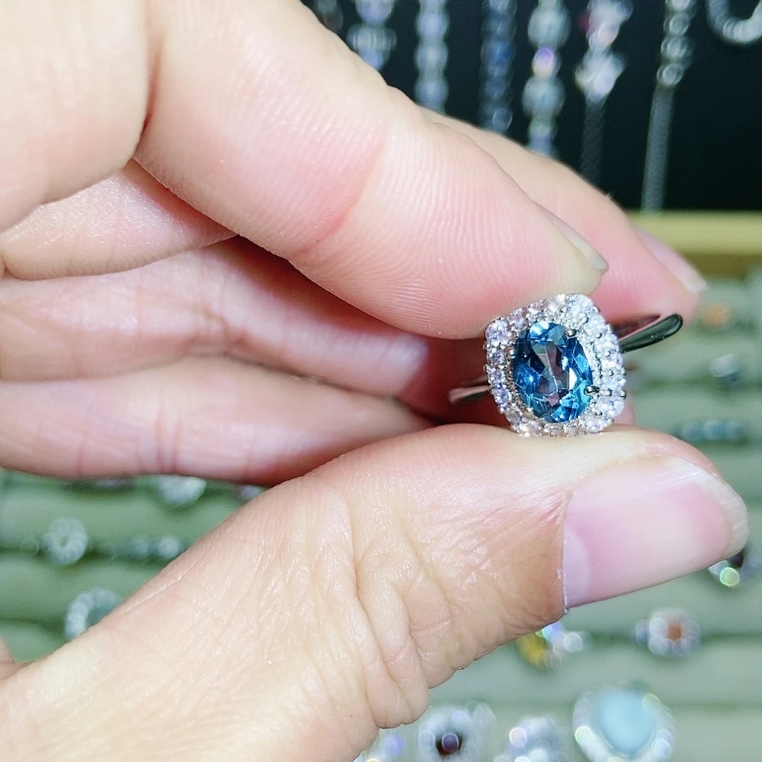 【闪购商品】未镶嵌戒指托帕石