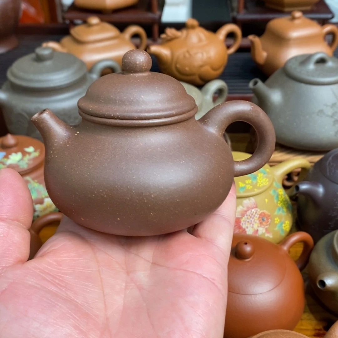 茶壶紫砂紫砂壶紫泥容天