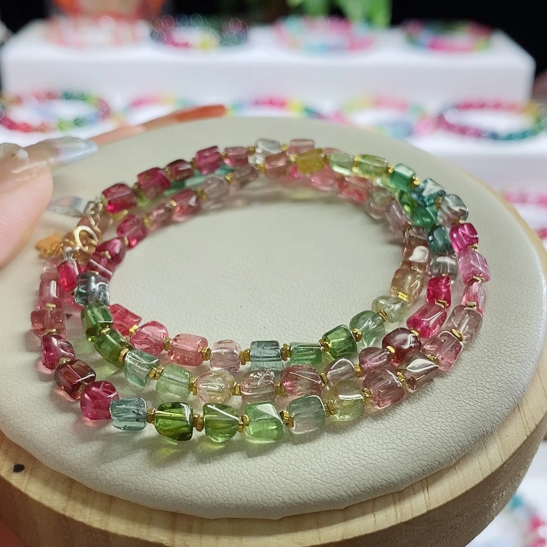 手链未镶嵌碧玺方糖项链