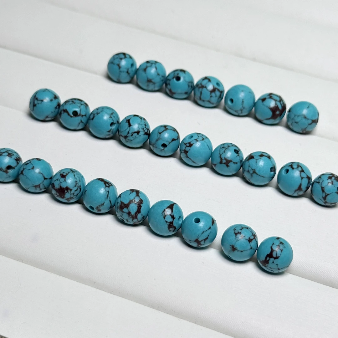 圆珠卡10mm铁线圆珠文玩手工艺配饰琉璃手工散珠配珠