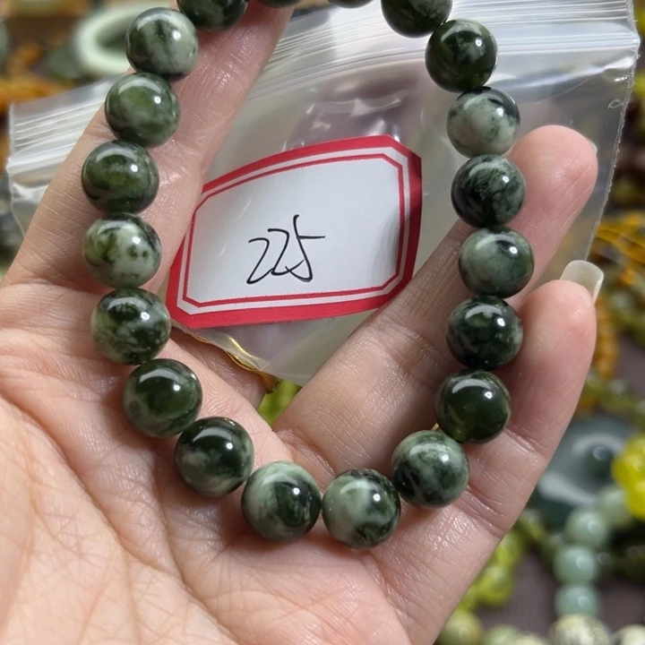蛇纹石玉未镶嵌手链