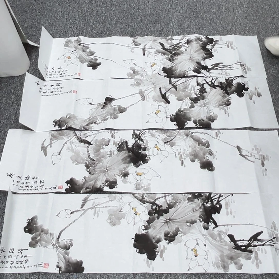 国画纯手绘字画宣纸