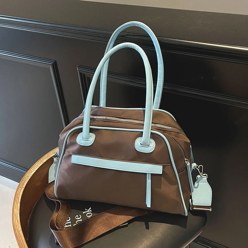 手提出差通勤旅行包女短途出行登机行李袋大容量运动健身背包收纳