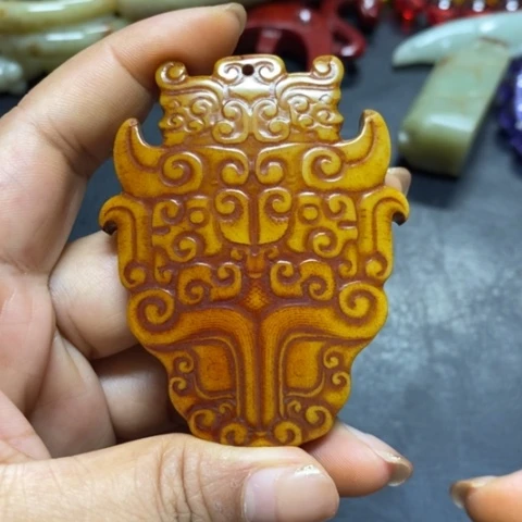 紫金钵盂菩提吊坠