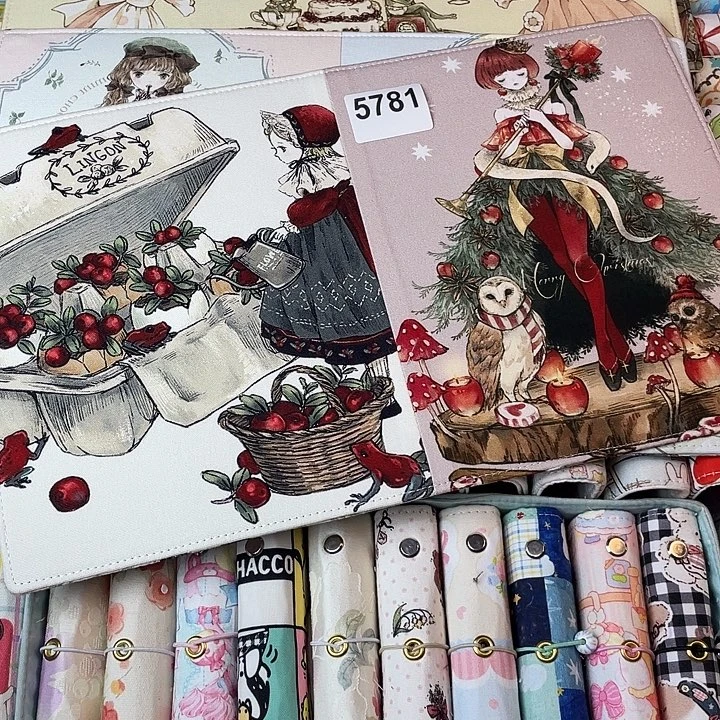 织绣A5活页不加纸5781