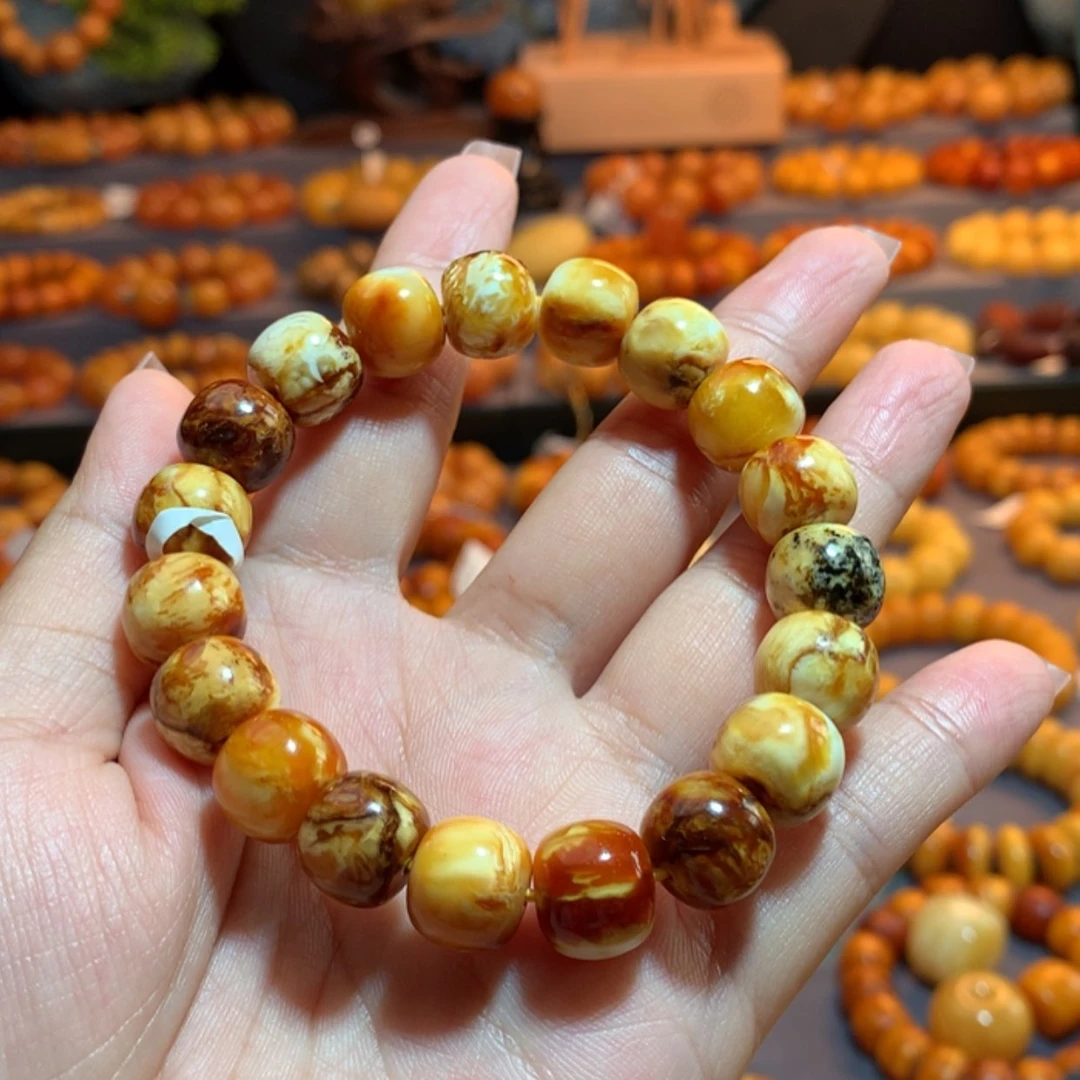 【闪购商品】手串蜜蜡未镶嵌玉***门蜜蜡手串