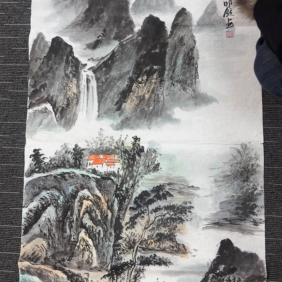 国画国画纯手工作品