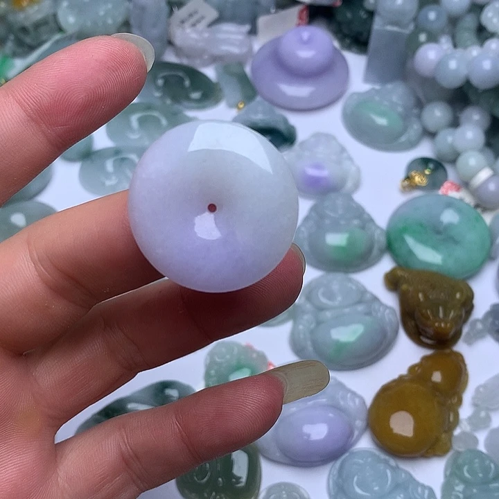 翡翠未镶嵌颈饰天然翡翠