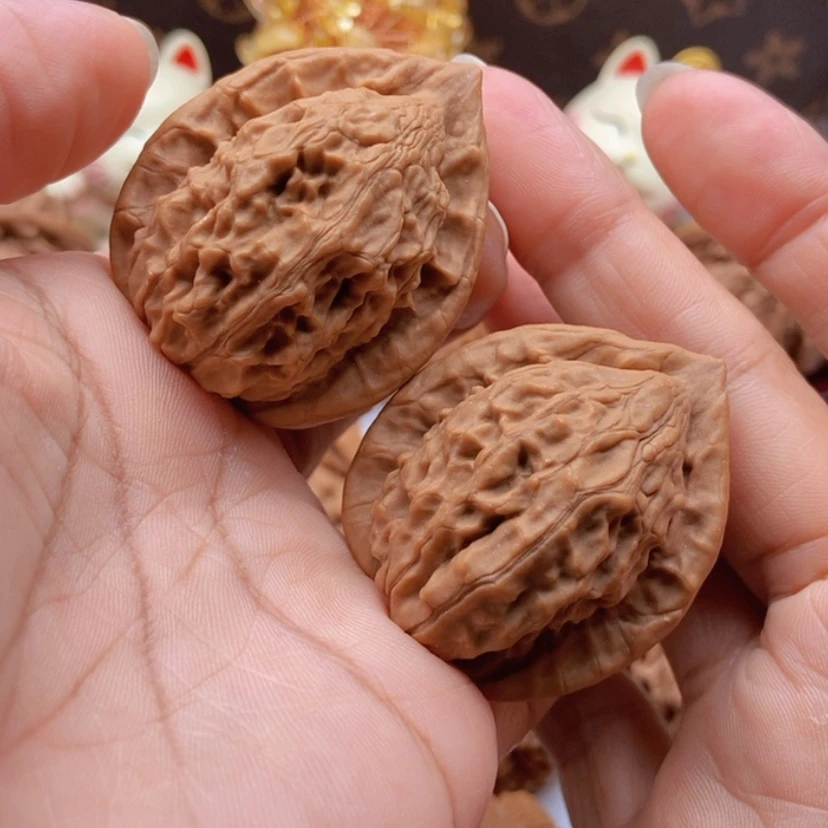 【闪购商品】把件文玩核桃38全品大红袍