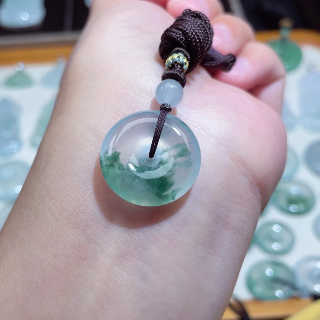 颈饰未镶嵌翡翠扣子