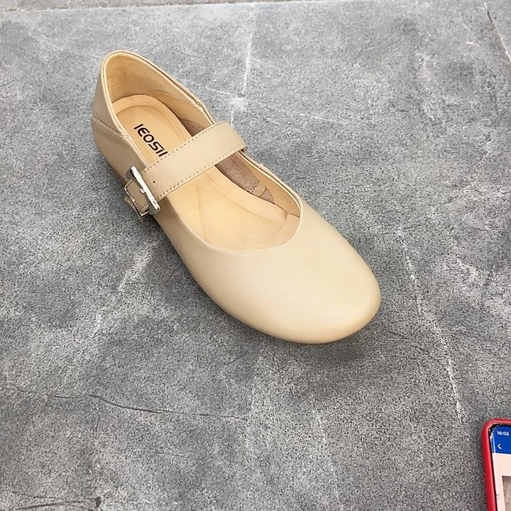 单鞋804523612杏色37
