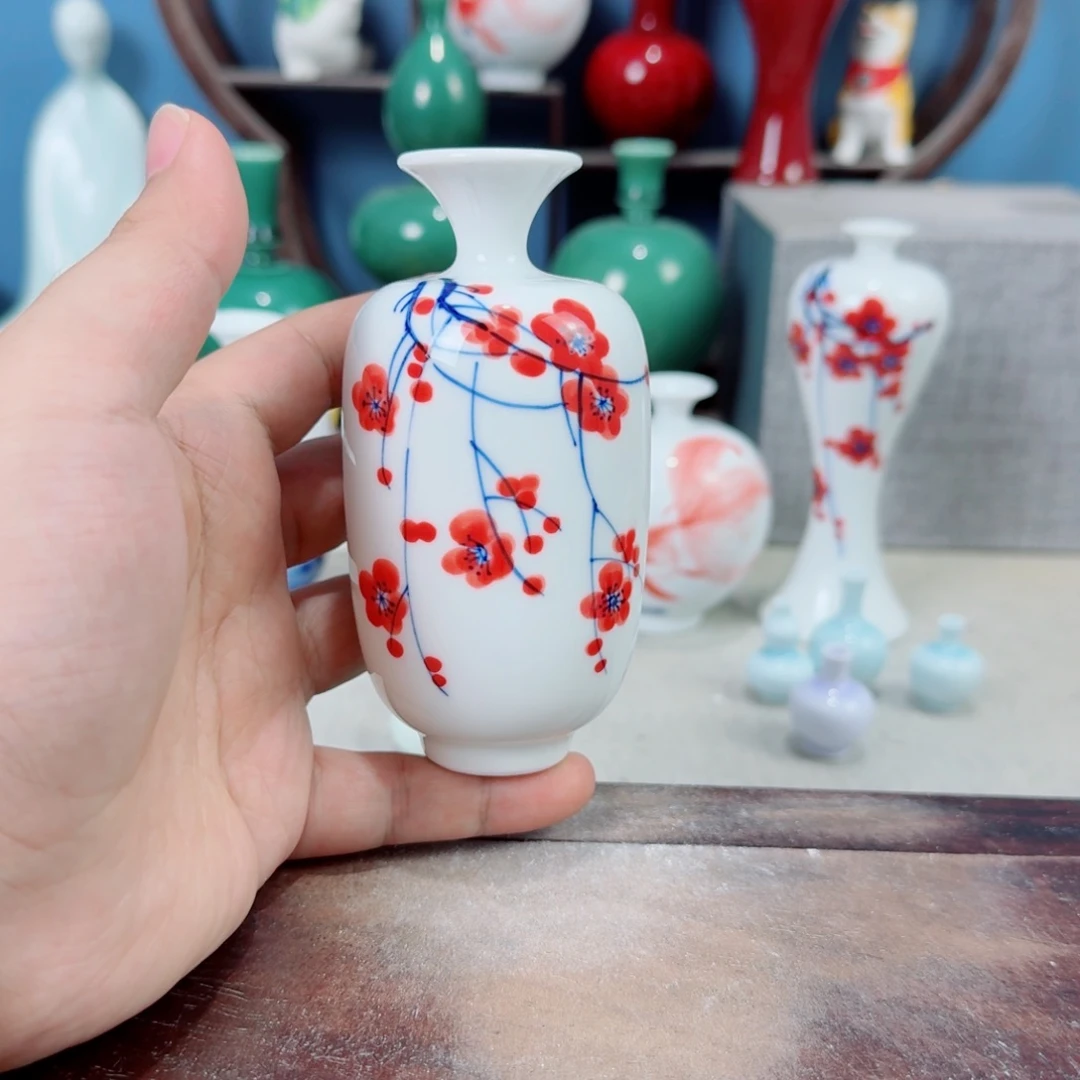 陶瓷手工小花器摆件