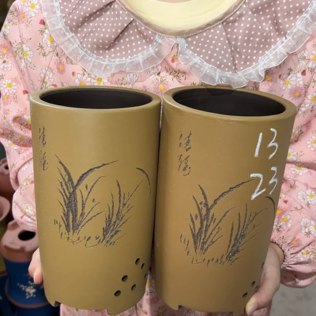 宜兴川阁紫砂花盆