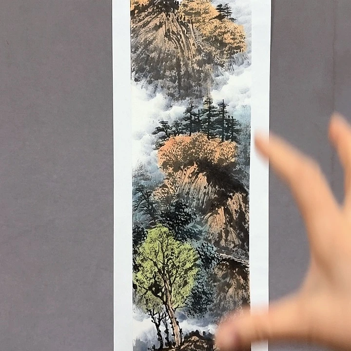 国画亲笔手绘放心去藏