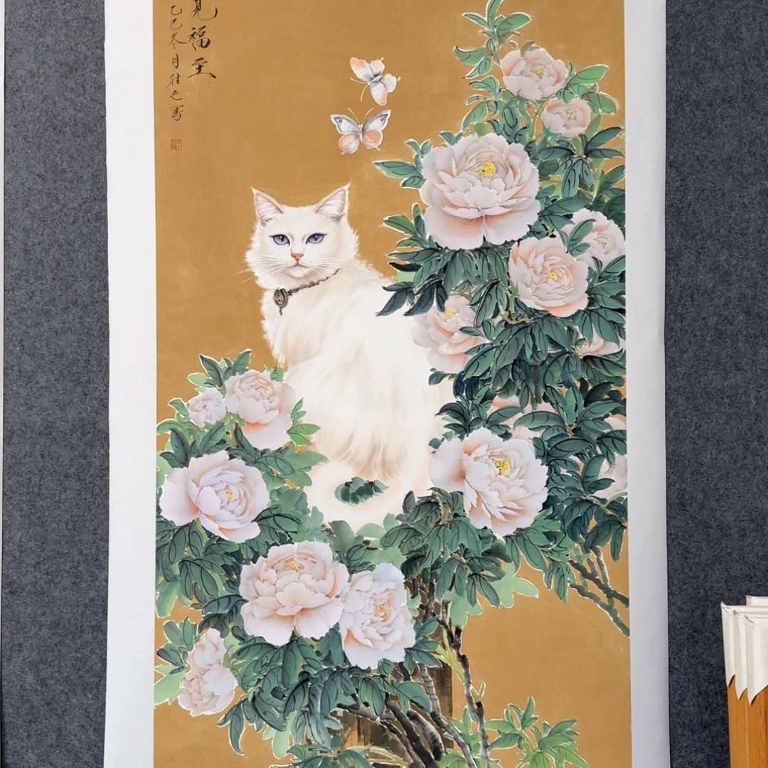 国画国画作品山水花鸟纯手绘