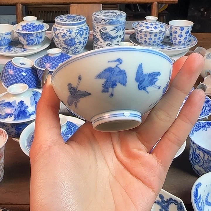 名窑口柴窑 八鹤同春主人杯福利