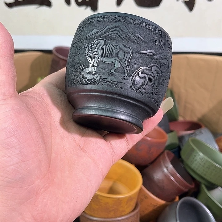 茶杯紫砂全手工紫砂主人杯