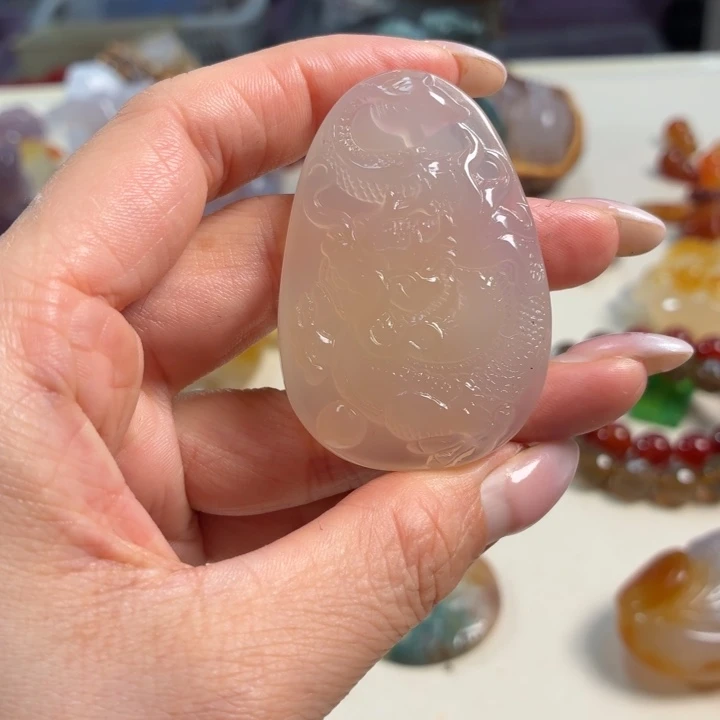玛瑙/玉髓未镶嵌吊坠(不含链)