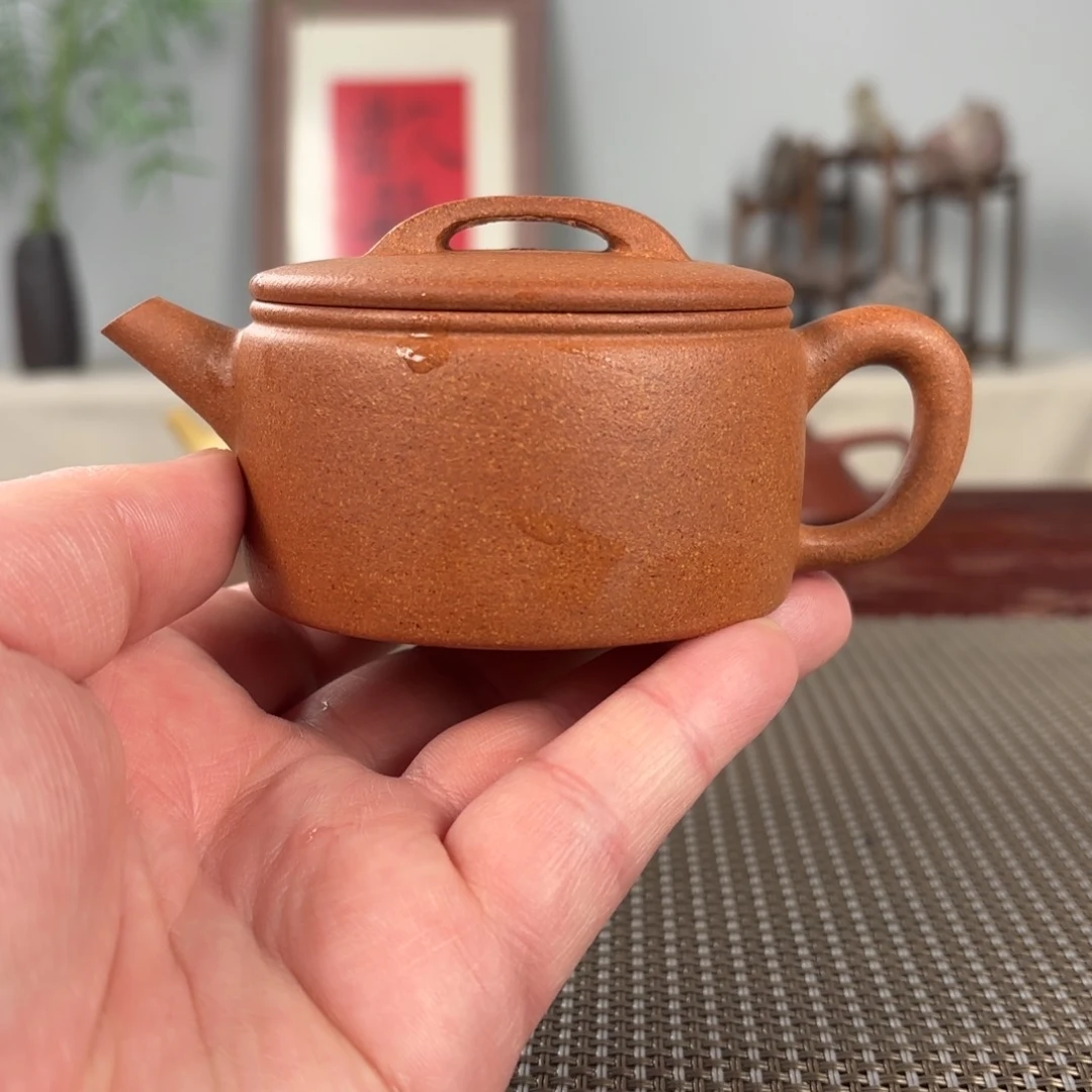 紫砂茶壶微瑕黄龙山原矿紫砂壶