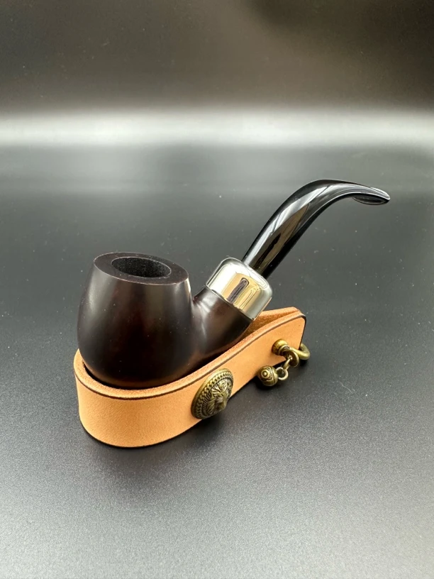 彼得森石楠木均插匈牙利弯烟斗9mm