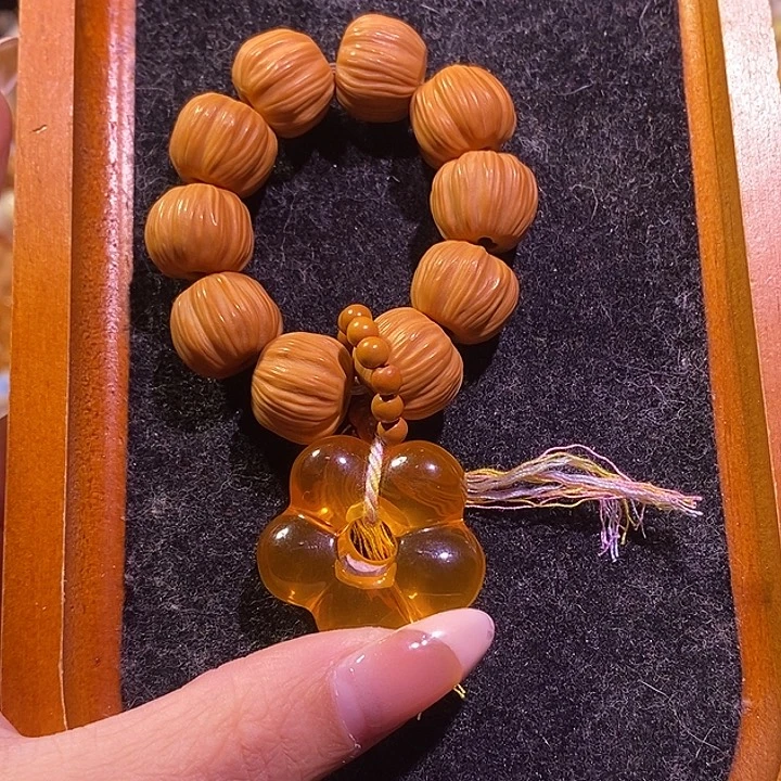 猴头核桃手串菠萝蜜花花二等