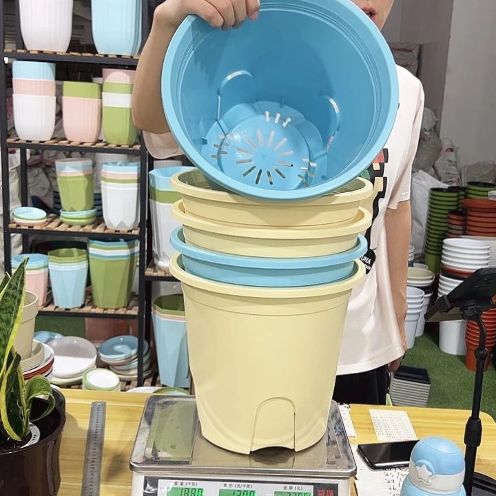 圆形控根口29.5高27.5混色无托5只