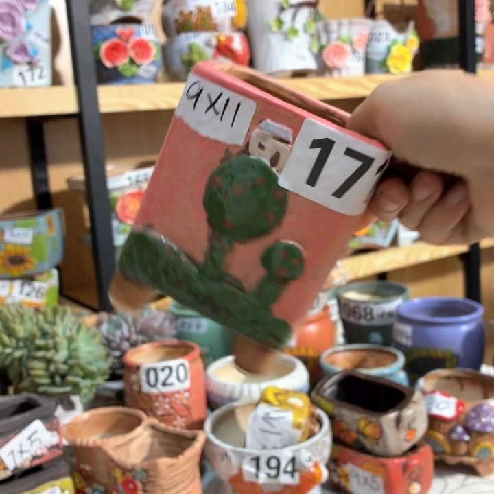 多肉花盆满15包邮