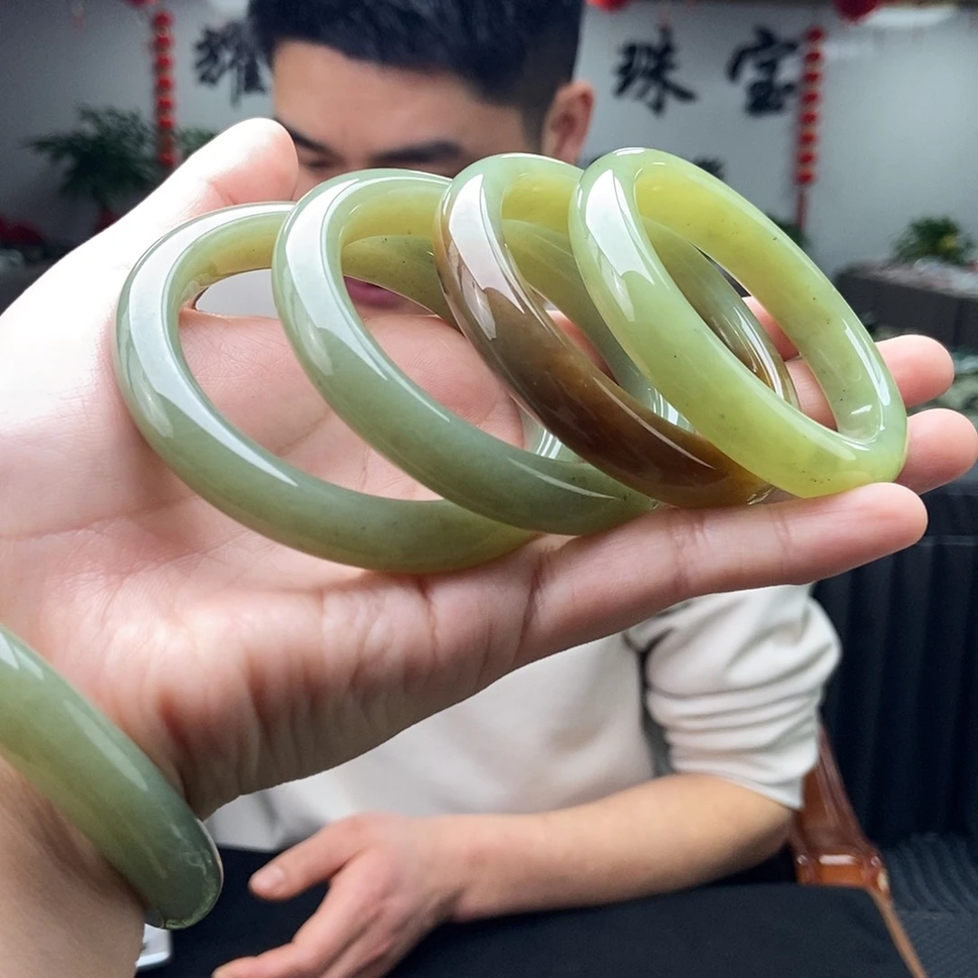 和田玉51-55颜色多样性发拍一发一未镶嵌