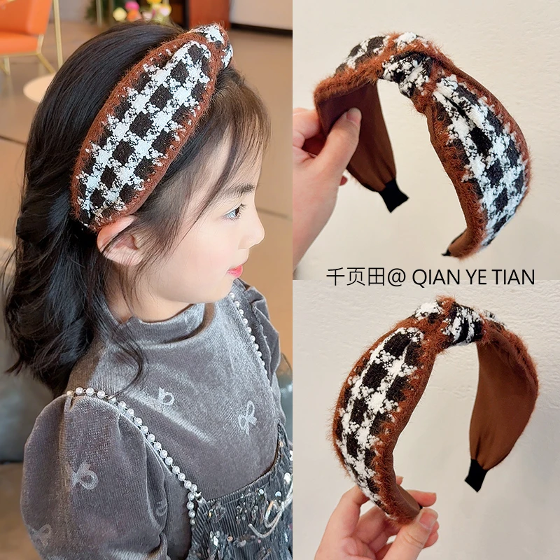 儿童发饰学院风发箍原创设计简约头箍宽边少女气质时尚小香风头饰