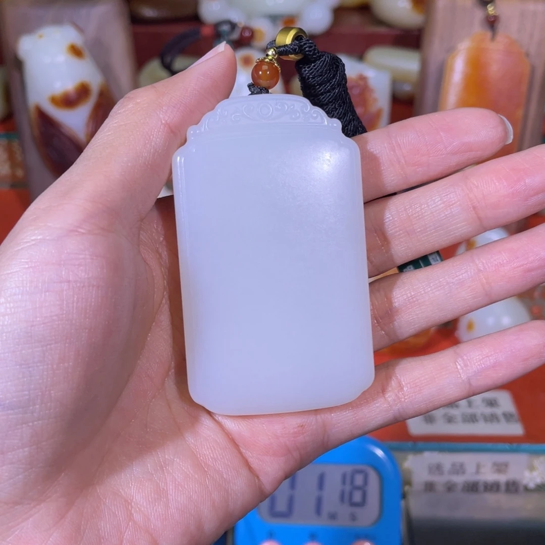 鵬****和田玉未镶嵌挂件