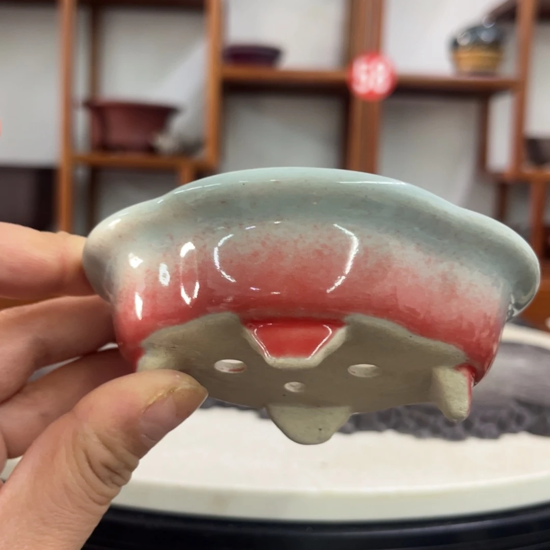 紫砂花盆瑕疵3-10-8。。。