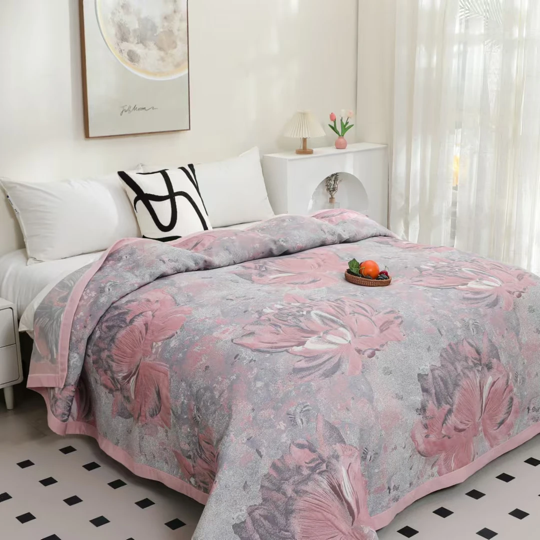 【轻云蔽月】230*250cm轻奢高端定制鹅绒蛋白毯