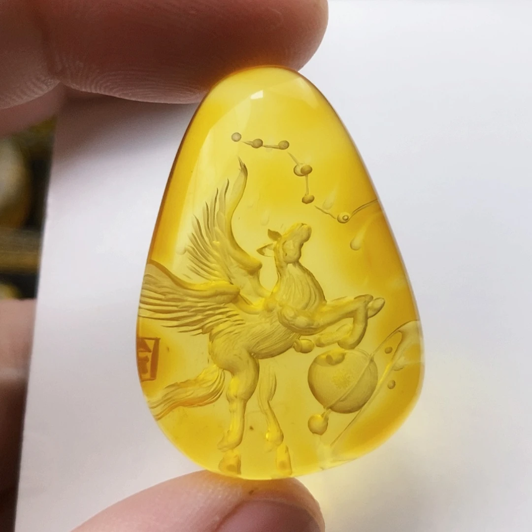 【闪购商品】金珀吊坠(不含链)未镶嵌