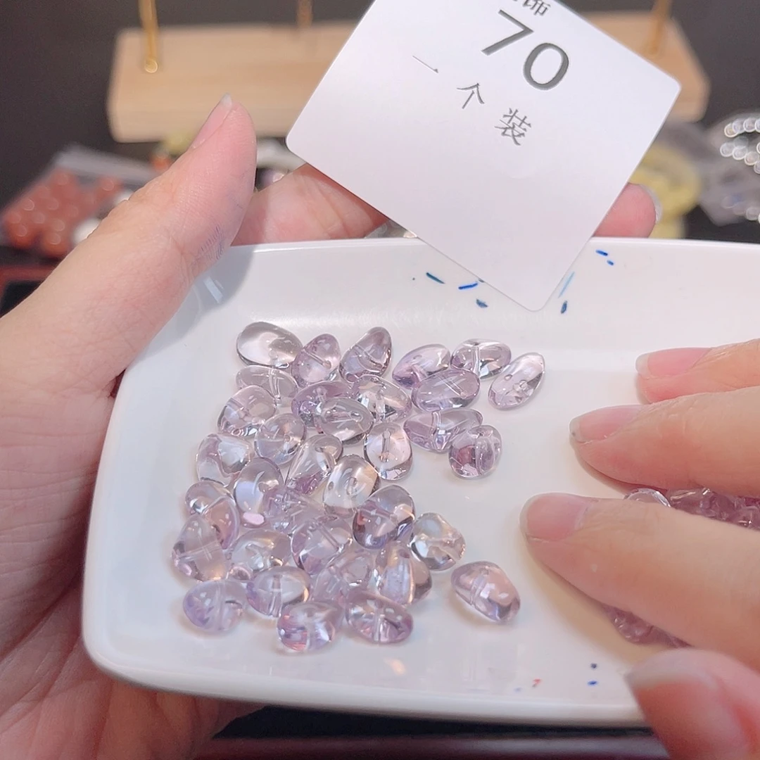 水晶珠宝半成品未镶嵌70 。