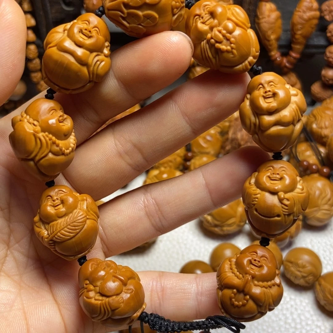【闪购商品】手串/手链橄榄核八大弥勒