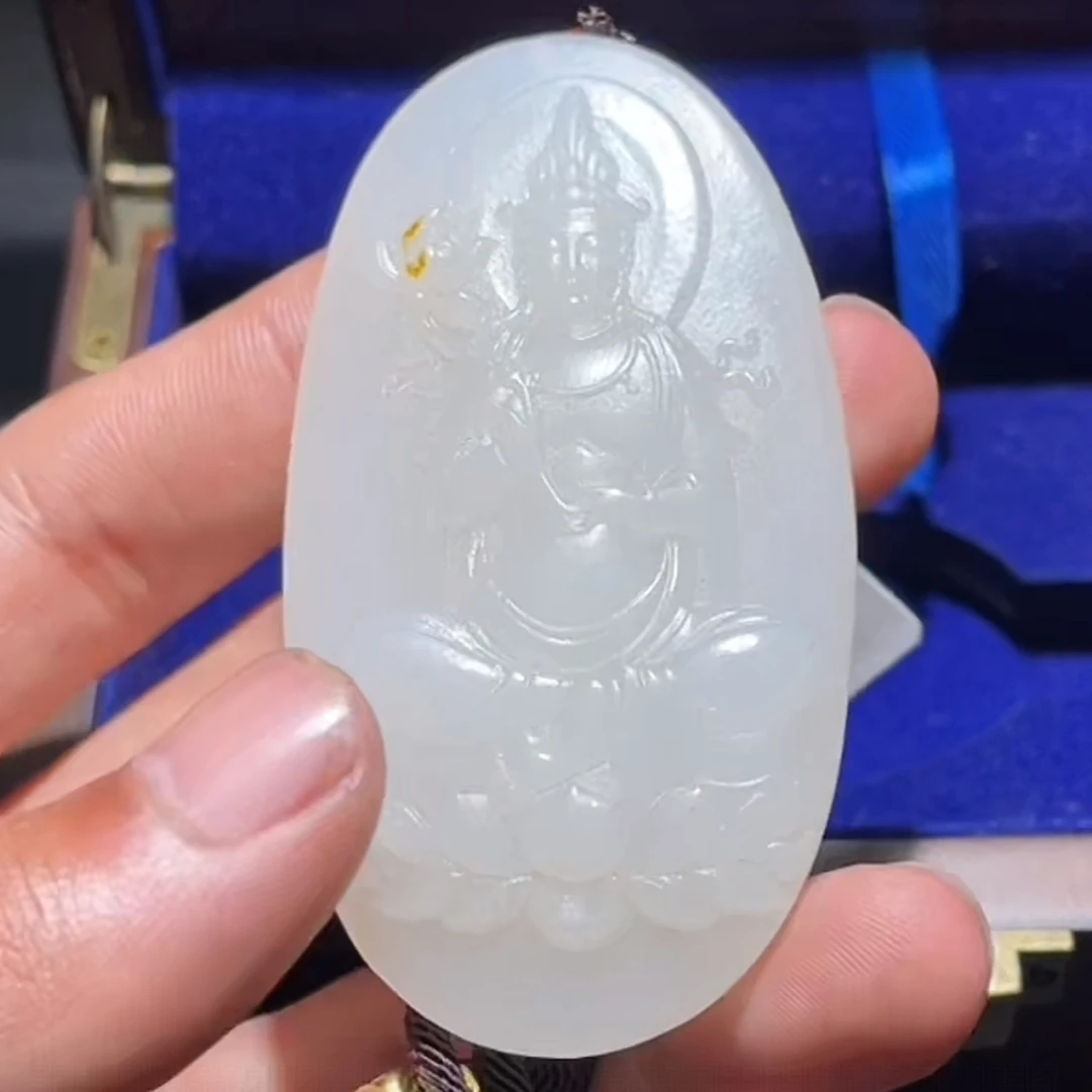 和田玉玉石挂件  d1106 拍一发一