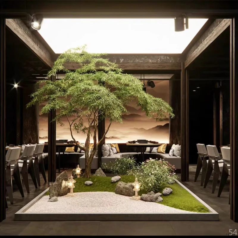 仿真青枫树枫叶树大型设计装饰假树橱窗绿植造景室内客厅仿真绿植