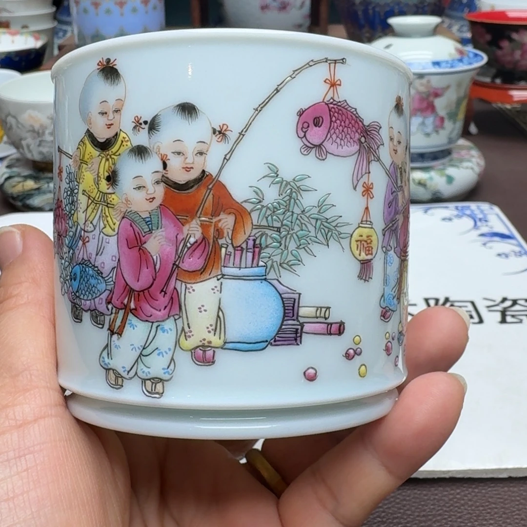 景德镇手工手绘展示