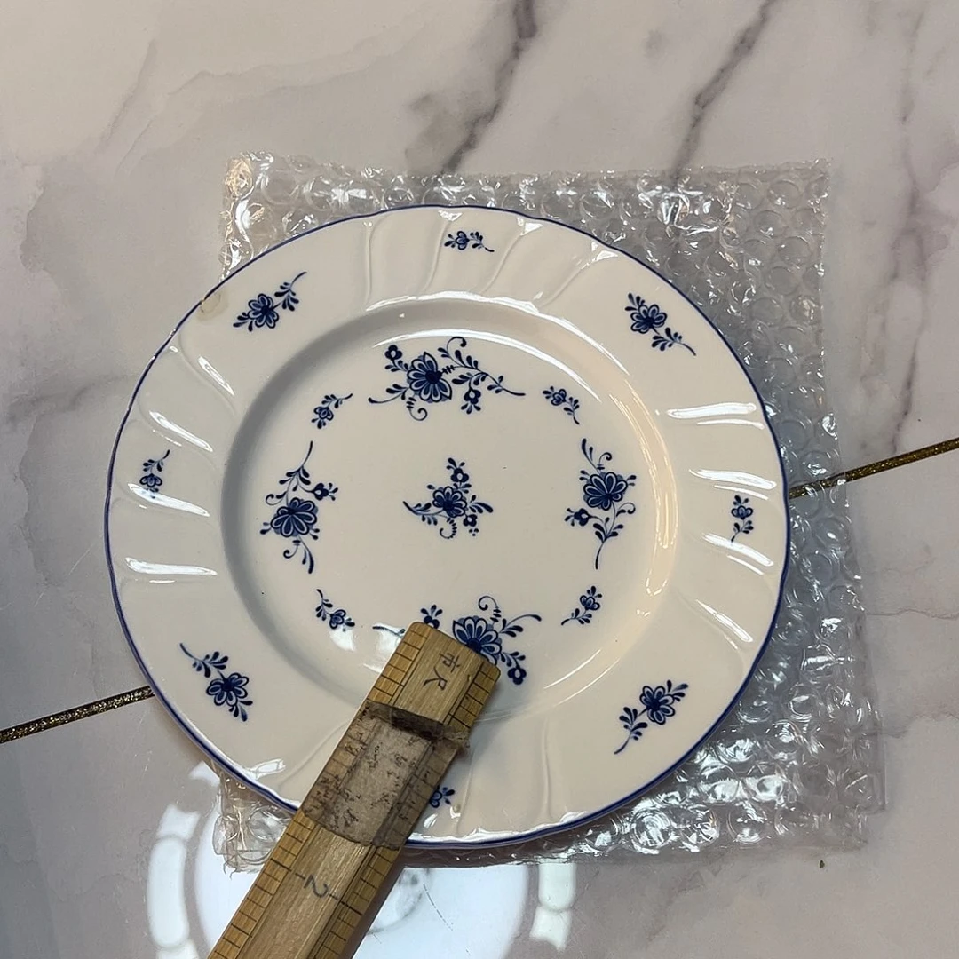 瓷片浅*泽武贝壳盘子啊